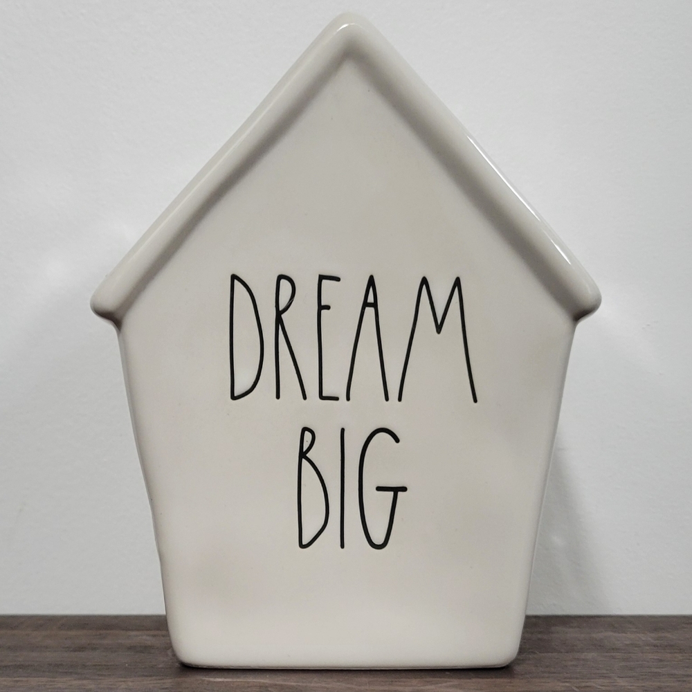 Rae Dunn Dream Big Ceramic Piggy Bank